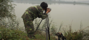 Man taking a photo