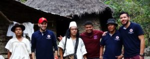 Fundacion Atelopus and members of the Songrome community in Colombia