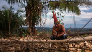 Julio Rolín, president of the Boca Pariamanu community